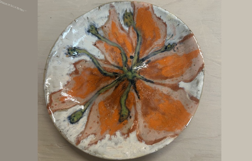 Fad M Orange Blomst.823X527